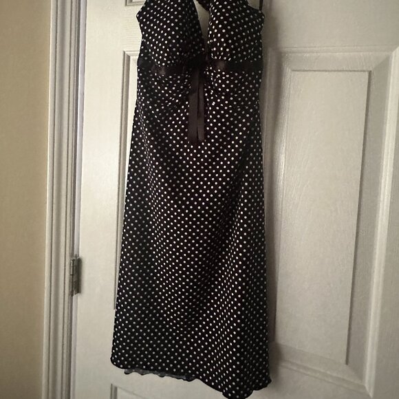 Love Tease Halter Style Polka Dot Women's Dress - Picture 2 of 12